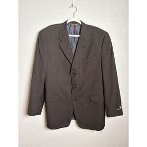 NWT Hart Schaffner Marx Men Size 44 REGULAR 44R Brown Wool Sport Coat Blazer NEW
